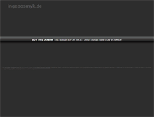 Tablet Screenshot of ingeposmyk.de